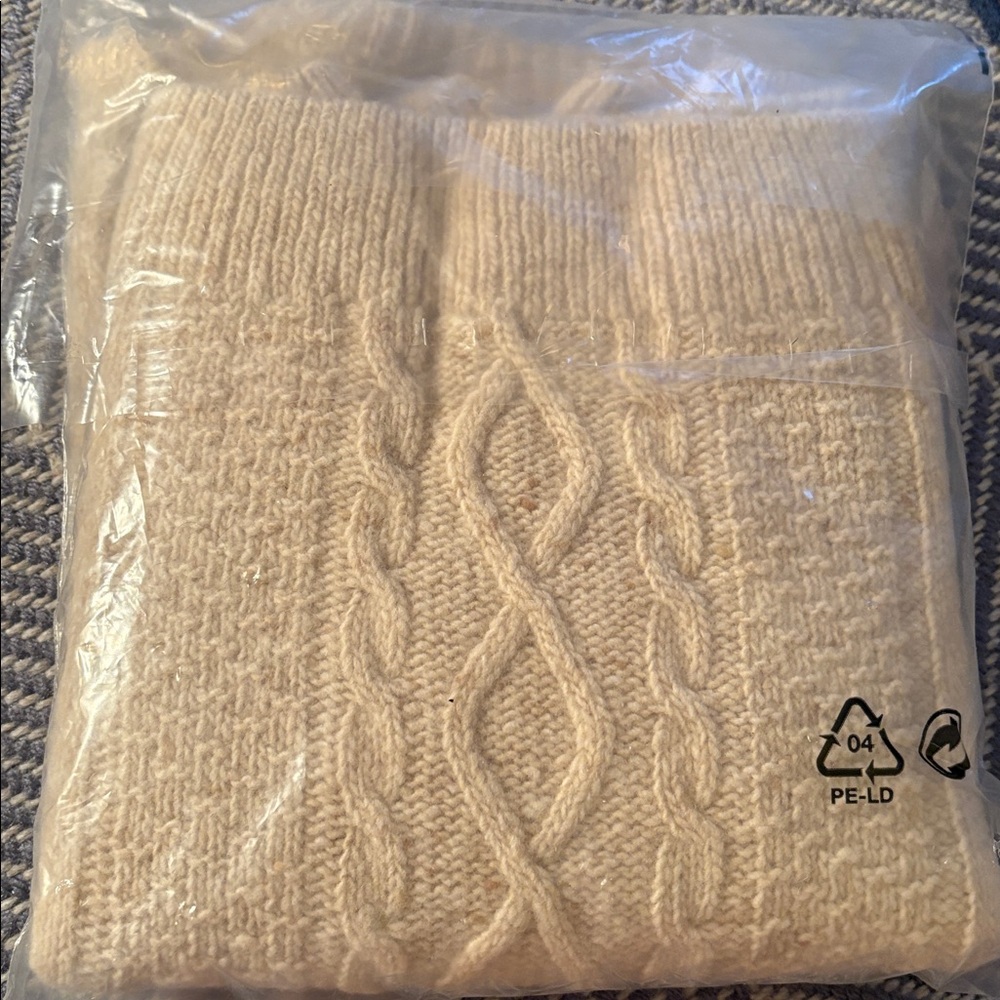 Trotters Cream Cable Knit Jumper - Picture 2 of 3